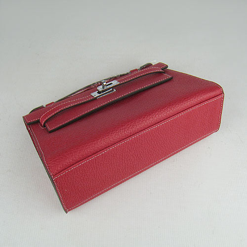 Luxury Hermes Kelly 22cm handbag H008 red