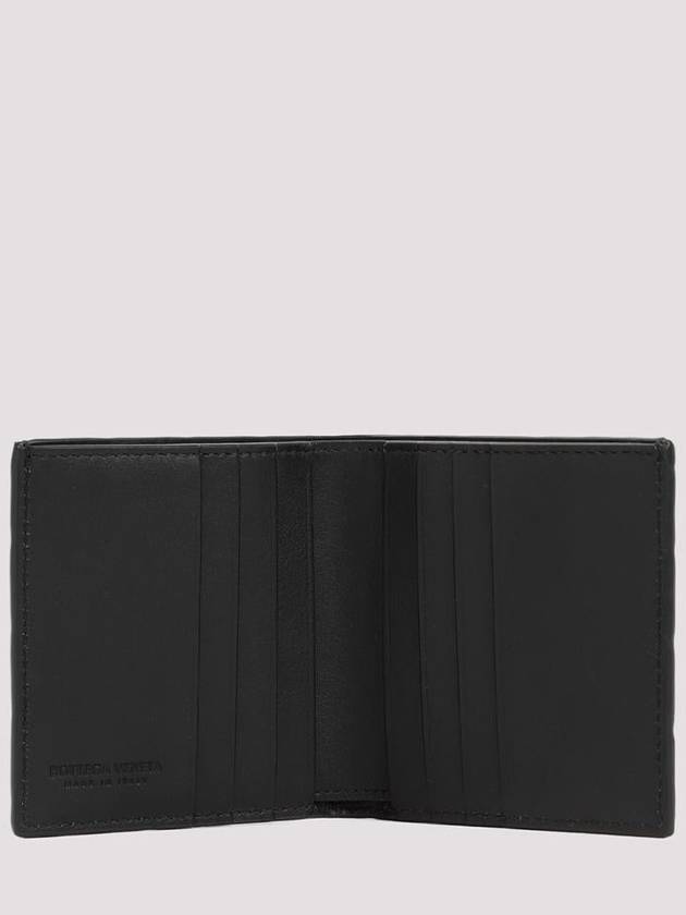 Luxury Bottega Veneta Intrecciato Slim Half Wallet Black