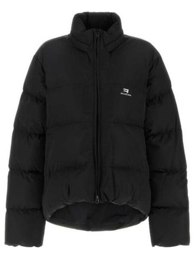Luxury Balenciaga Trending 2026 Sporty B Logo Point Down Padding Black