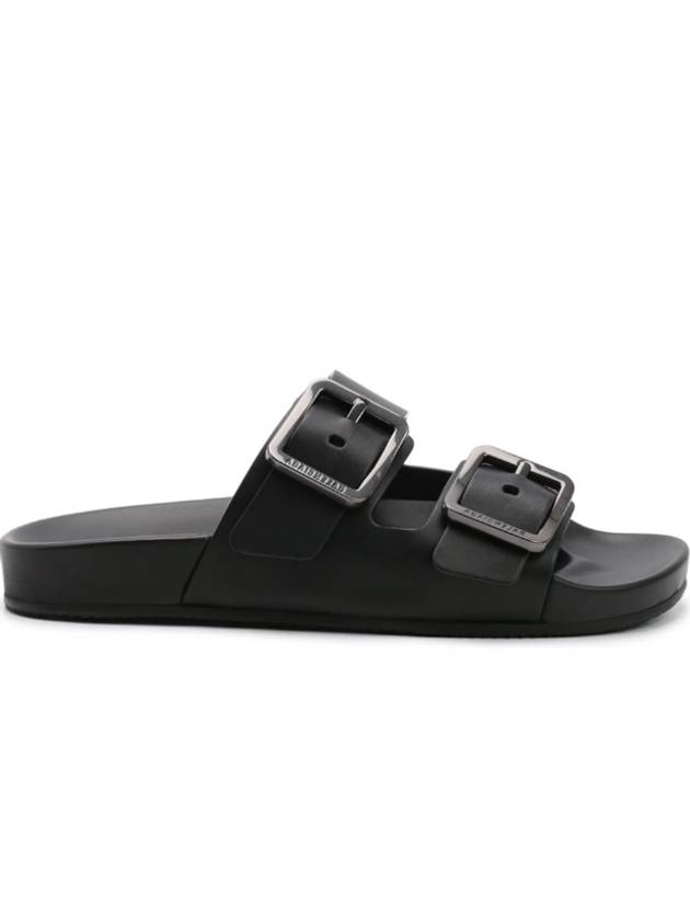 Luxury Balenciaga Trending 2026 Mallorca Strap Slippers Black