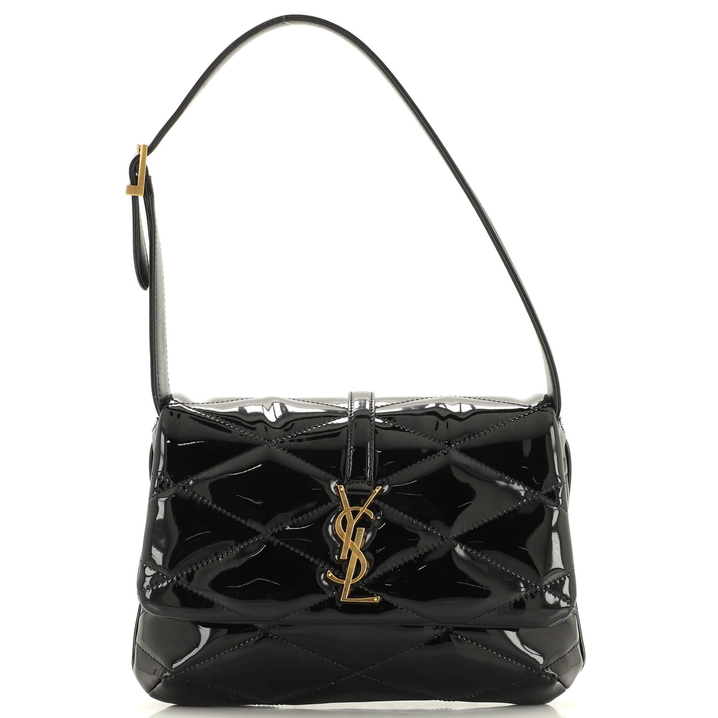 Luxury Saint Laurent Trending 2025 Le 57 Shoulder Bag Quilted Patent