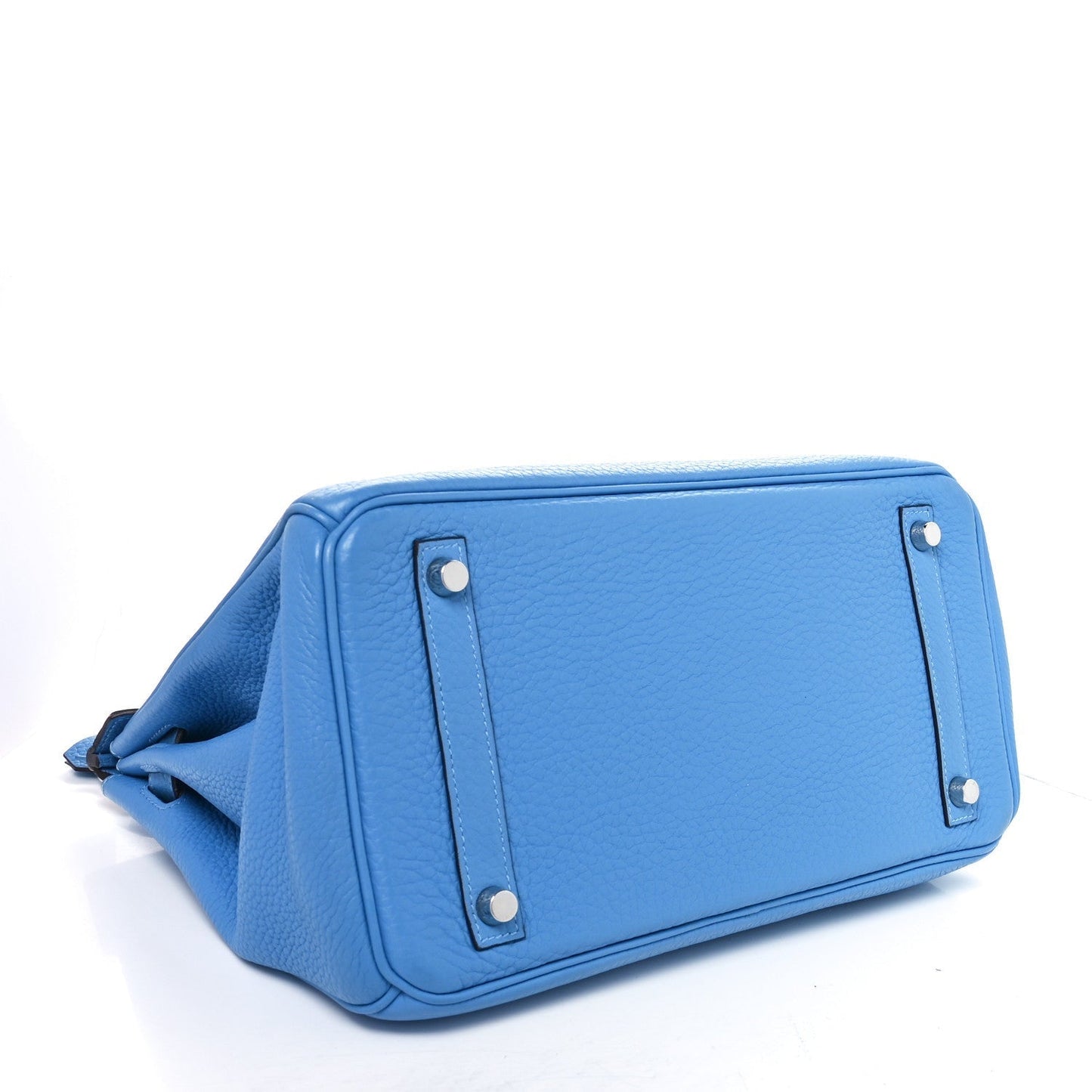 Hermes Taurillon Clemence Birkin 30 Bleu Paradis