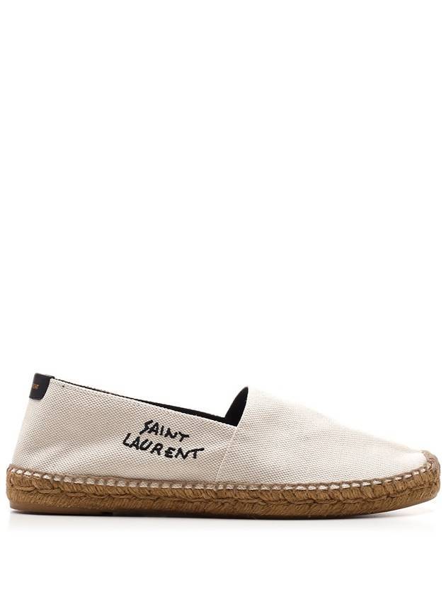 Luxury Saint Laurent Trending 2025 Logo Monogram Espadrilles Beige