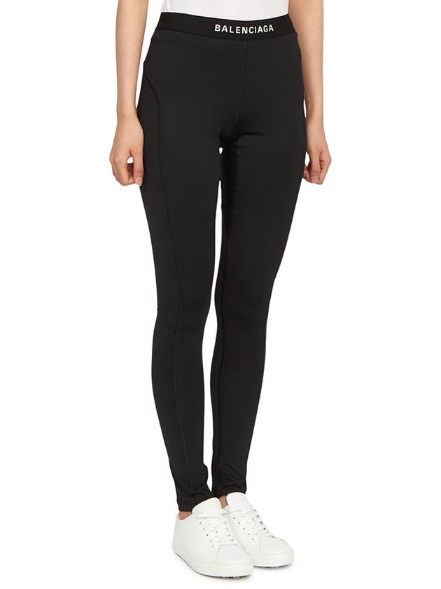 Luxury Balenciaga Trending 2026 Athletic Leggings Pans Black