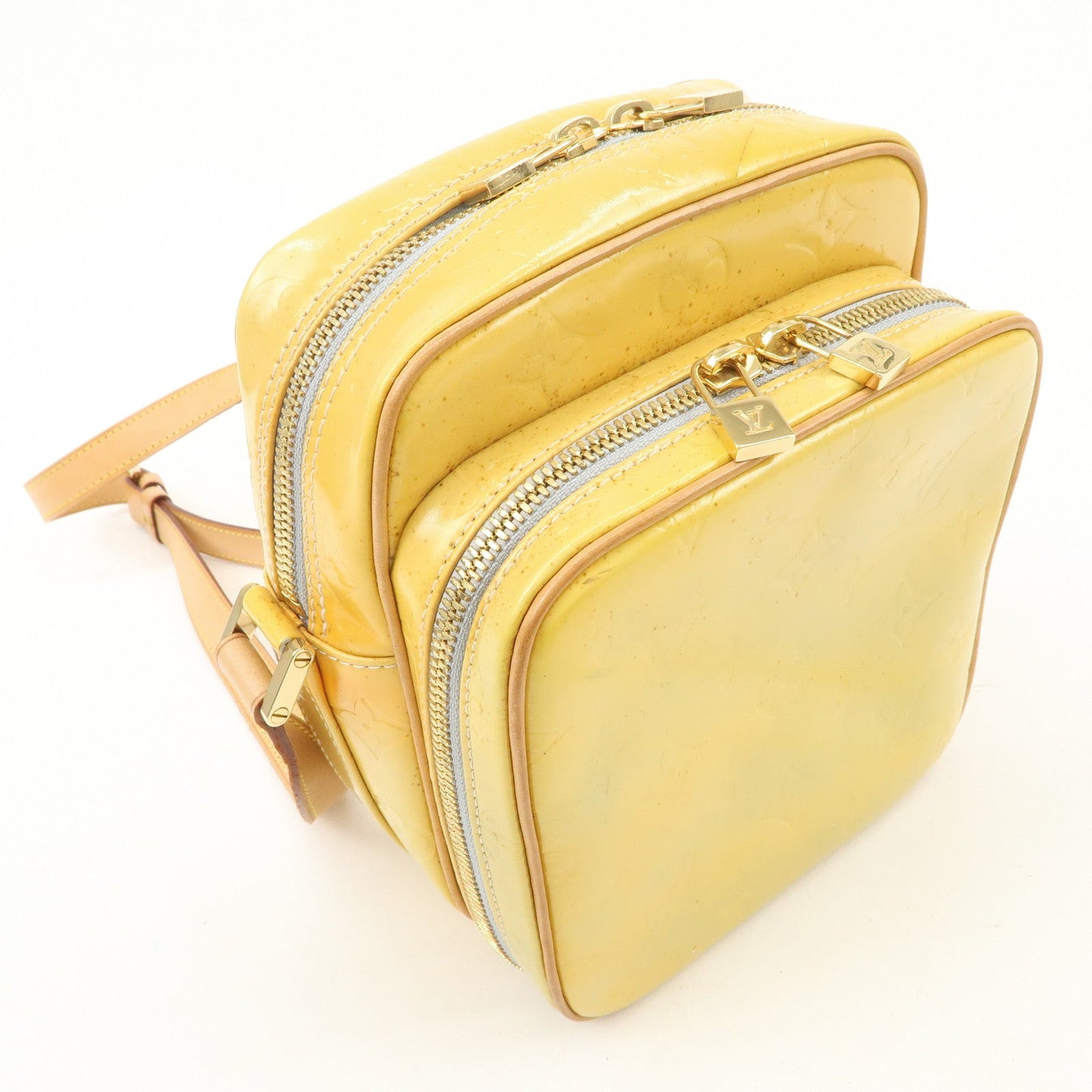 Louis Vuitton Monogram Vernis Leather Worcester Shoulder Bag M91075