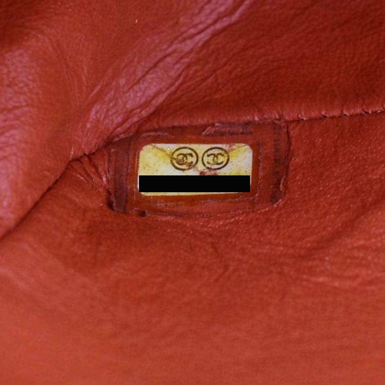 CHANEL Classic Medium Double Flap Patent Leather Shoulder Bag Red