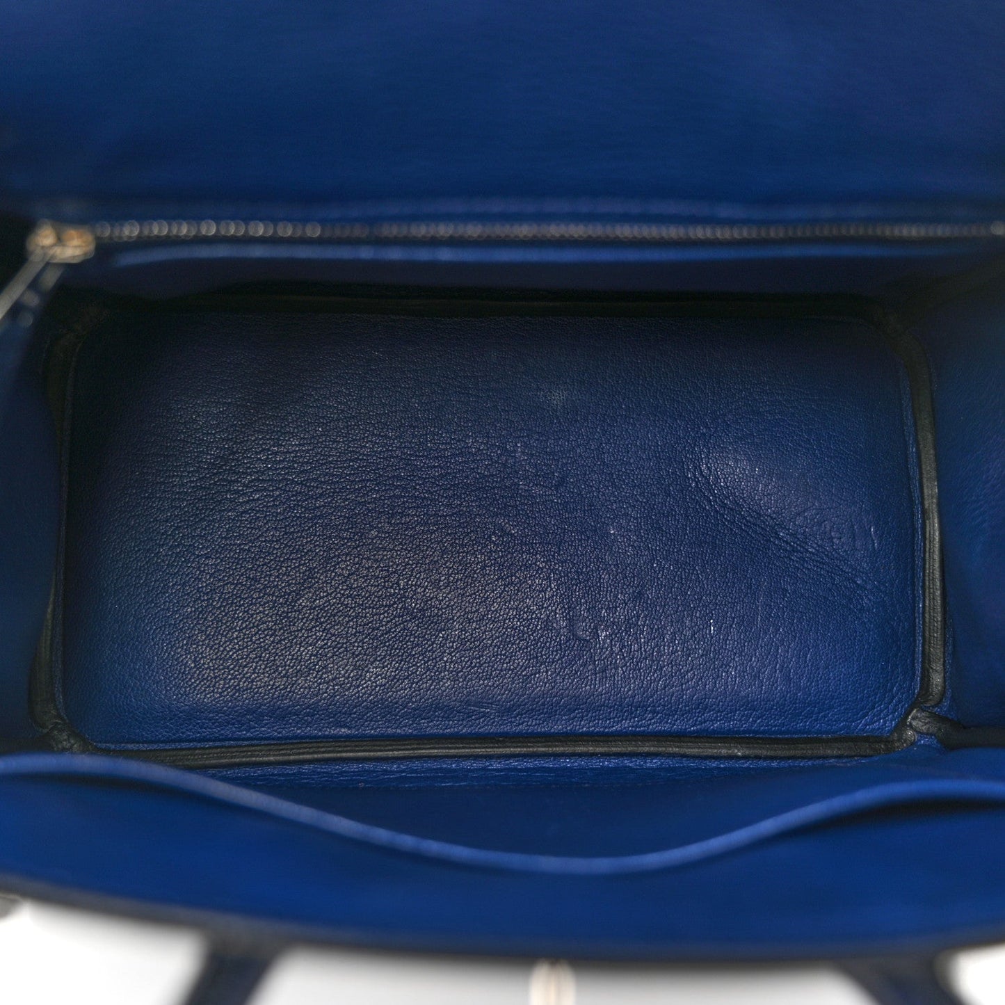 Hermes Epsom Verso Birkin 25 Bleu De Malte Bleu Sapphire