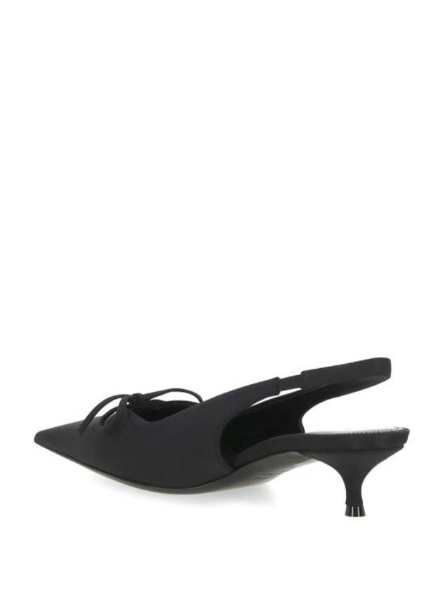 Luxury Balenciaga Trending 2026 Knife Bow Slingback Heel Black