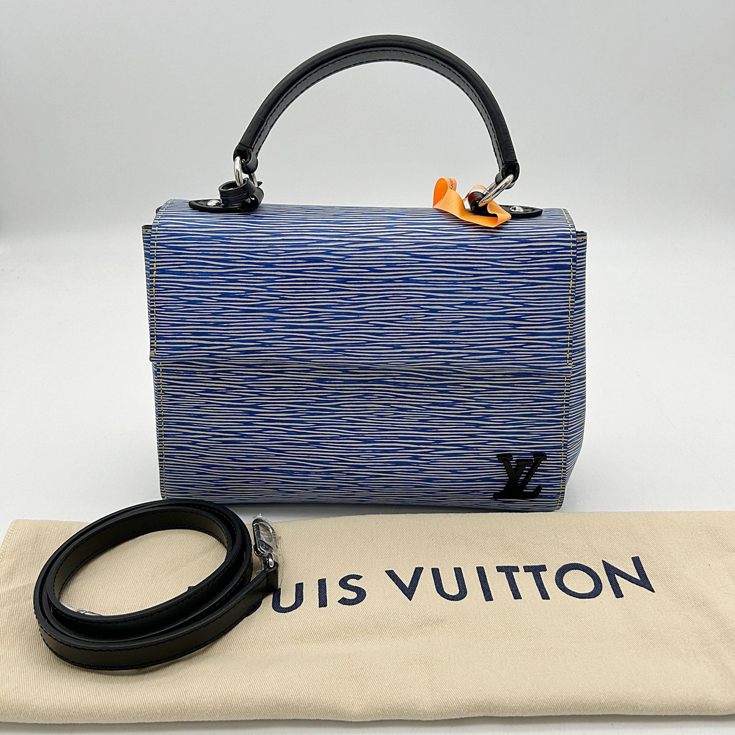 Louis Vuitton Epi Denim Cluny MM - Blue Handle Bags, Handbags 2505092205