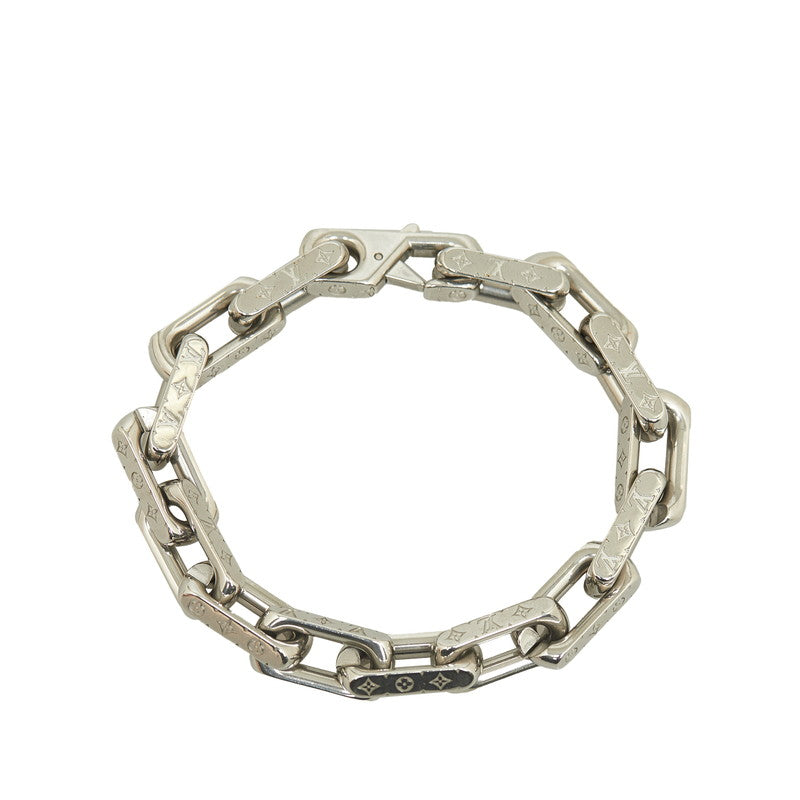 Louis Vuitton Monogram Chain Bracelet M00309 Silver Metal Louis Vuitton