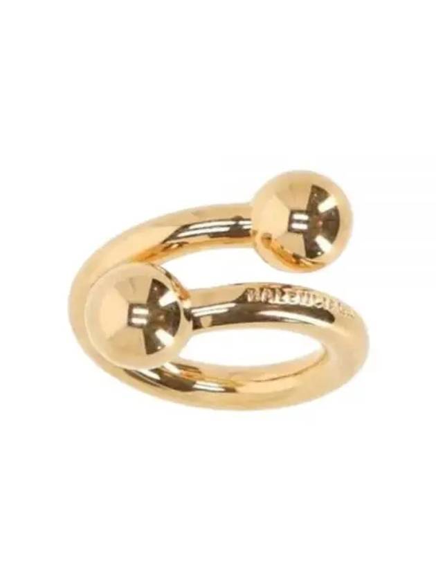 Luxury Balenciaga Trending 2026 Skate Ring Gold