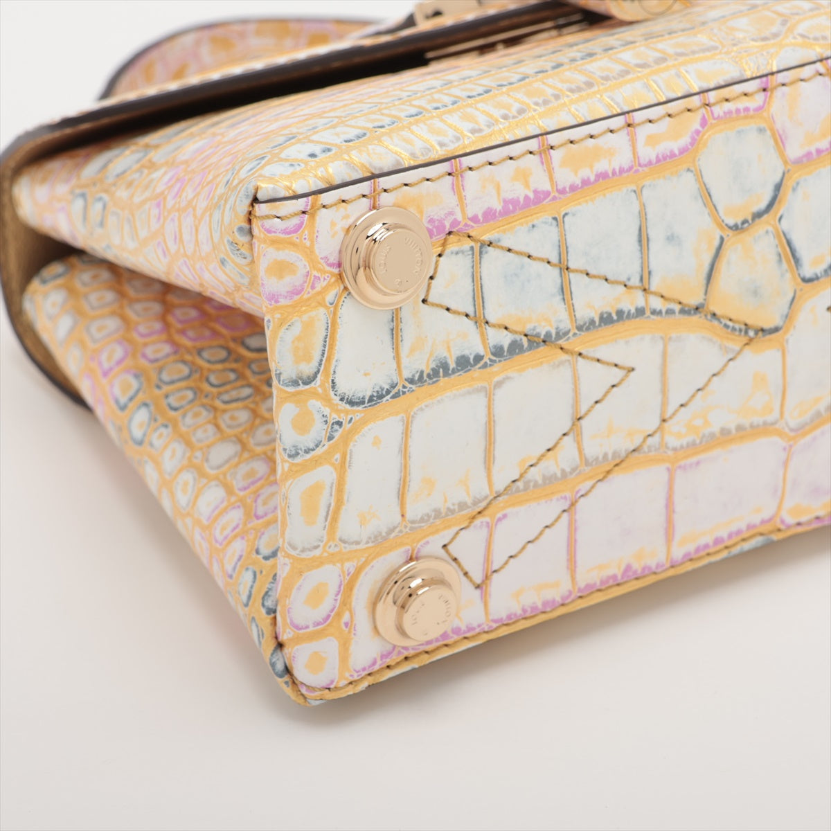 Louis Vuitton Crocodile Rose Devon Mini N82224 Mirrored