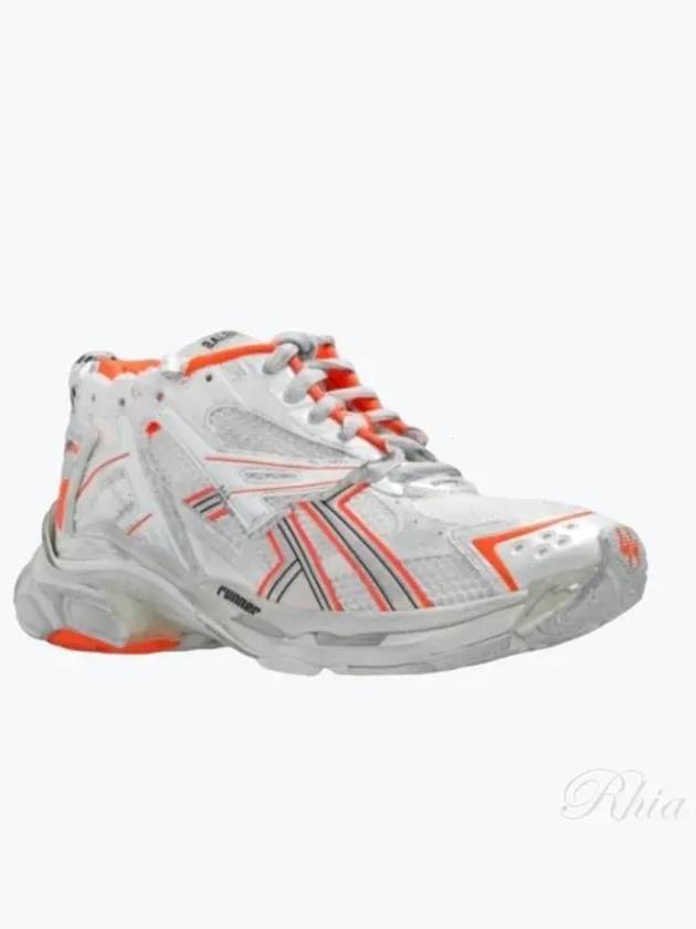 Luxury Balenciaga Trending 2026 Runner Low-Top Sneakers White Orange