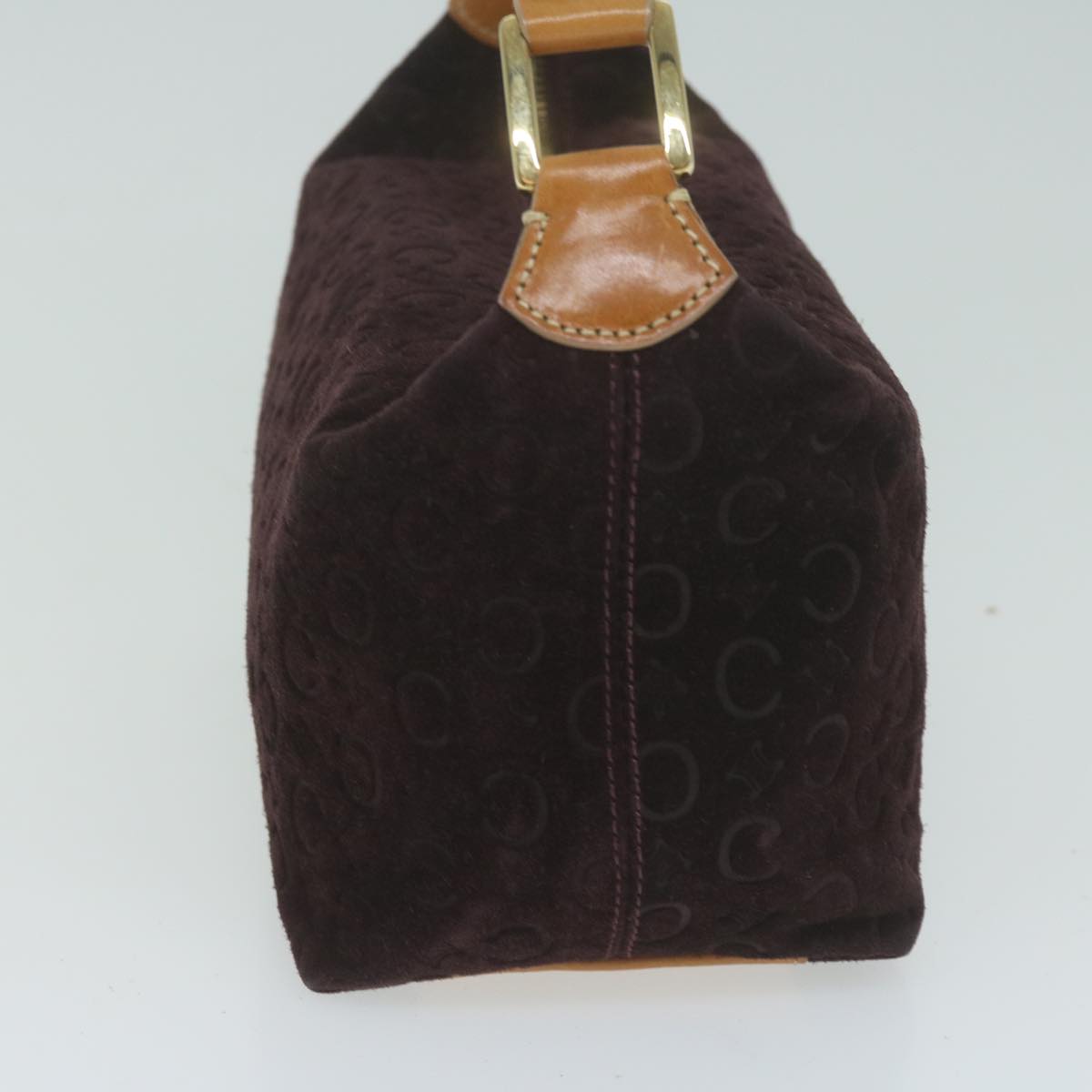 Luxury CELINE C Macadam Canvas Shoulder Bag Purple ep3038