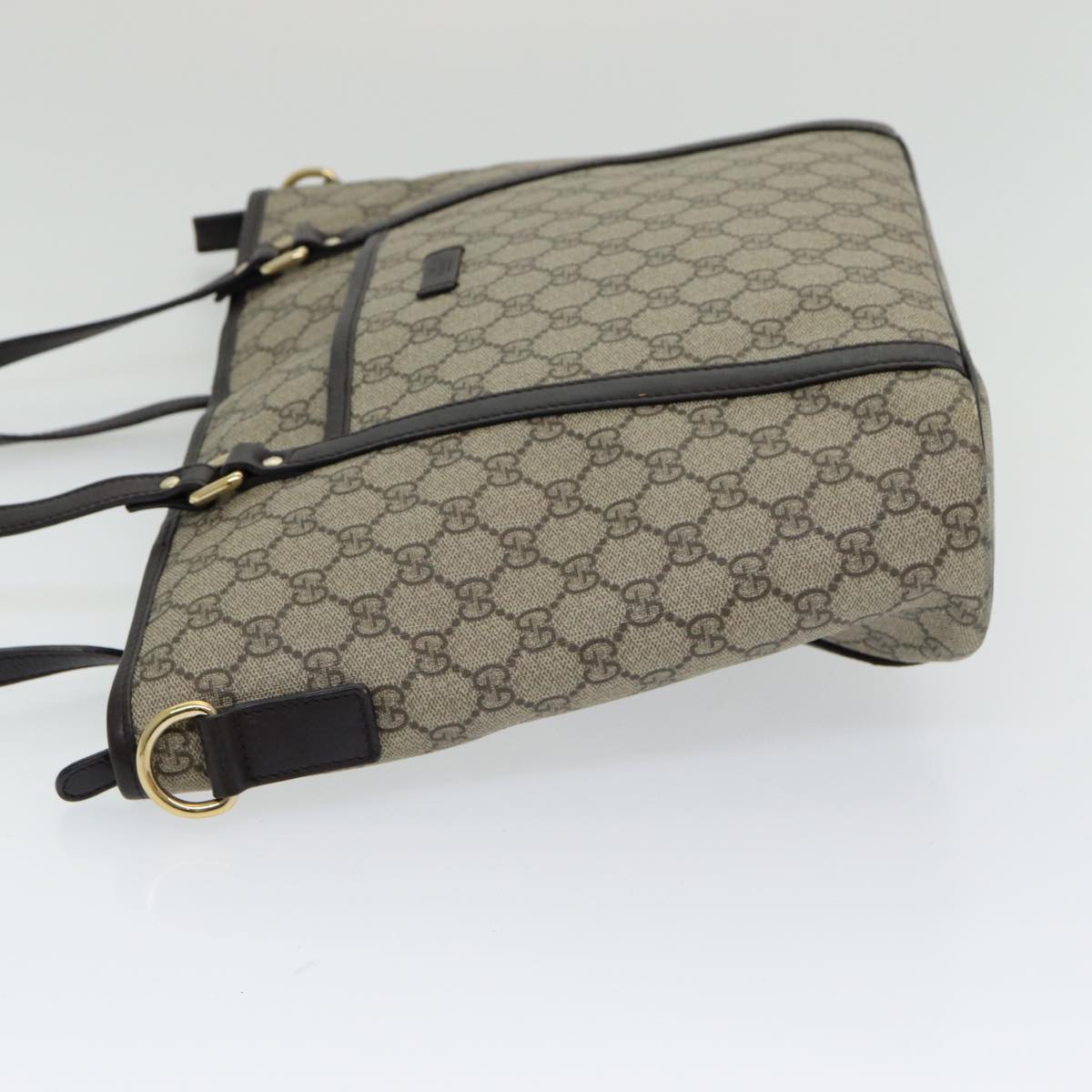 Gucci Leather Canvas Tote