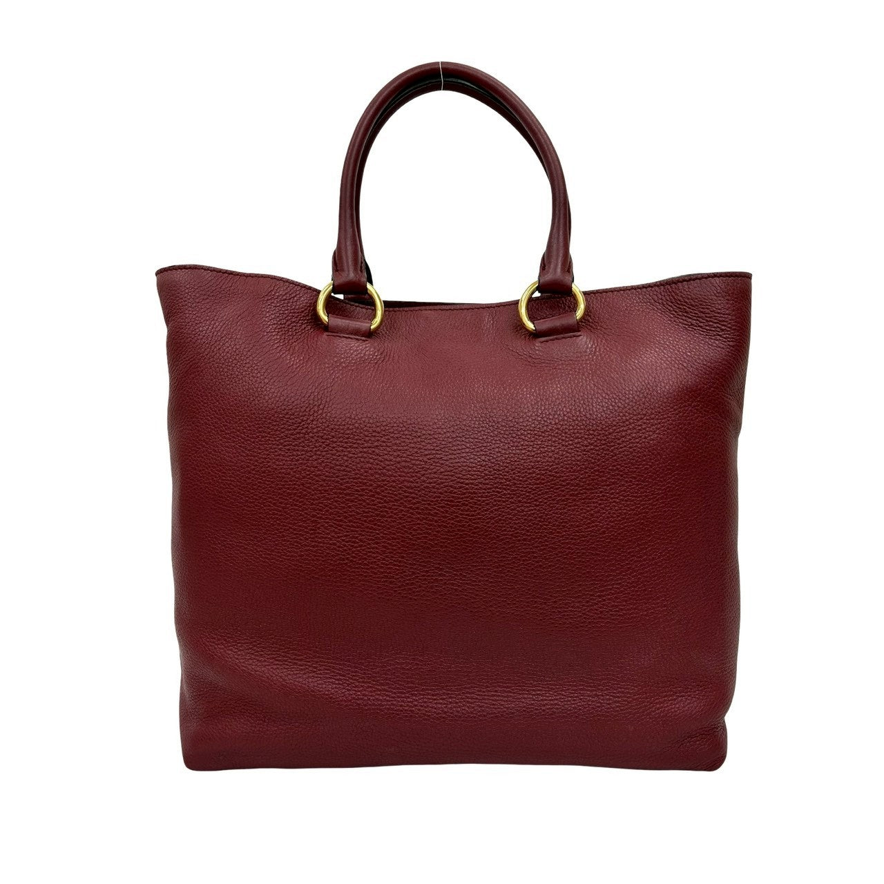 Prada Leather 2way Tote Bag