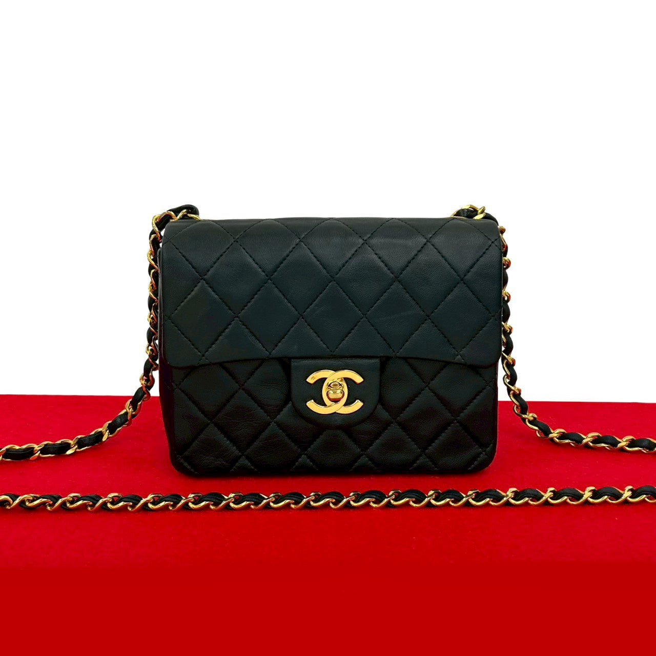 Chanel Mini Matelassé Lambskin Shoulder Bag