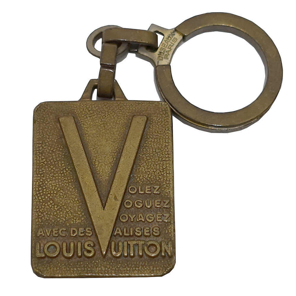 Louis Vuitton Key Her Martier MALLTIER DEPUIS 1854 LV logo Gold Mecca GP Small s Collections Only
