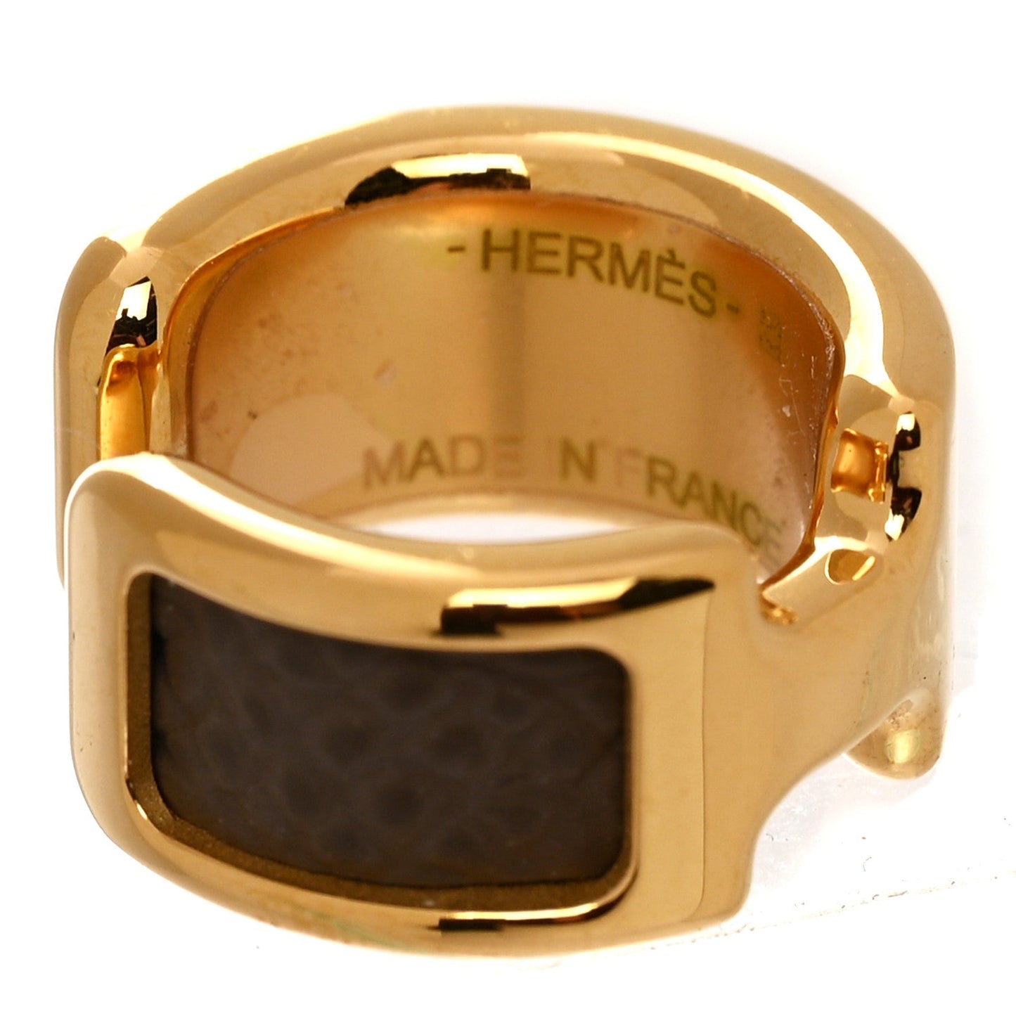 Hermes Epsom Olympe Ear Cuff Etoupe