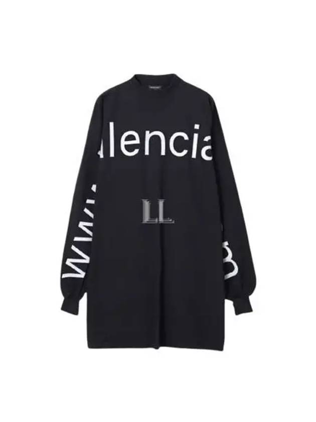 Luxury Balenciaga Trending 2026 Embroidered Logo Sweatshirt Black