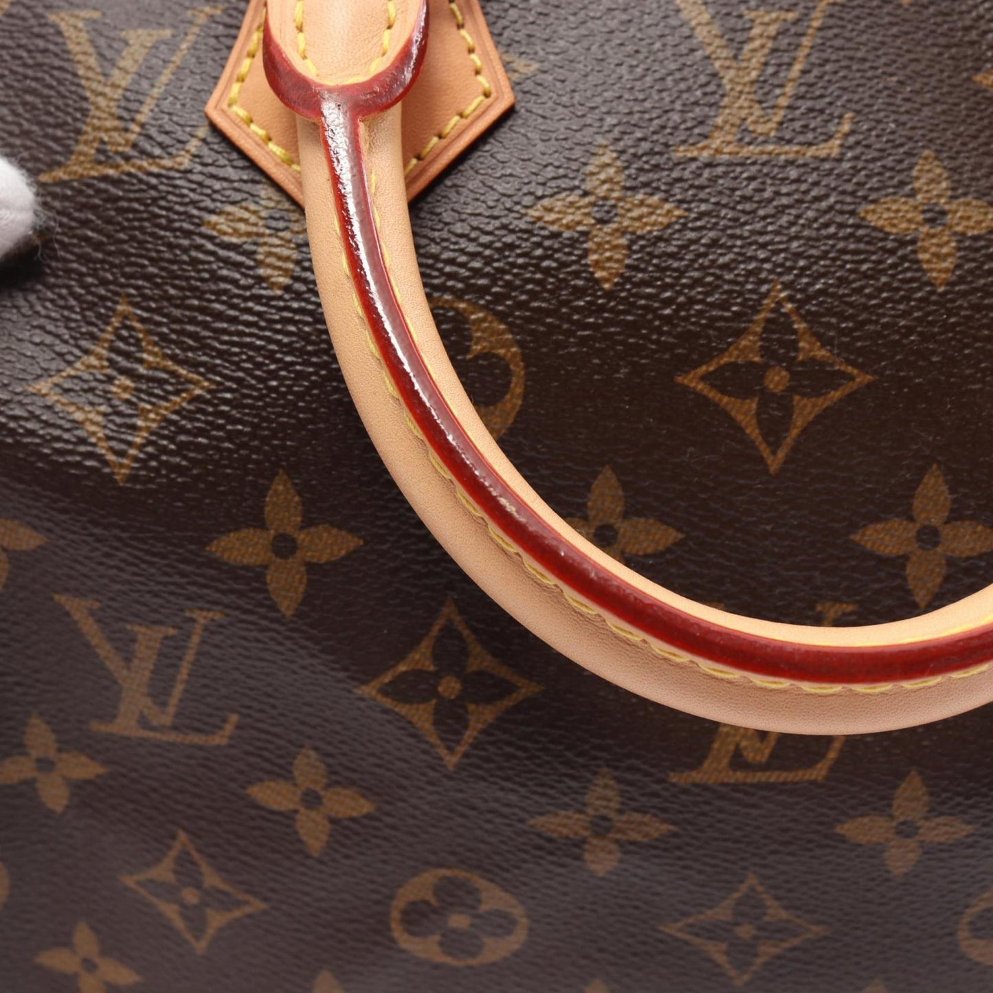 Louis Vuitton Coated Canvas Monogram Pvc Leather Handbag