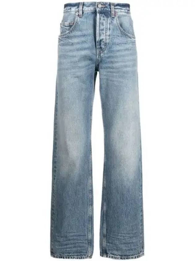Luxury Saint Laurent Trending 2025 Long Extreme Lake Medium Baggy Jeans Blue