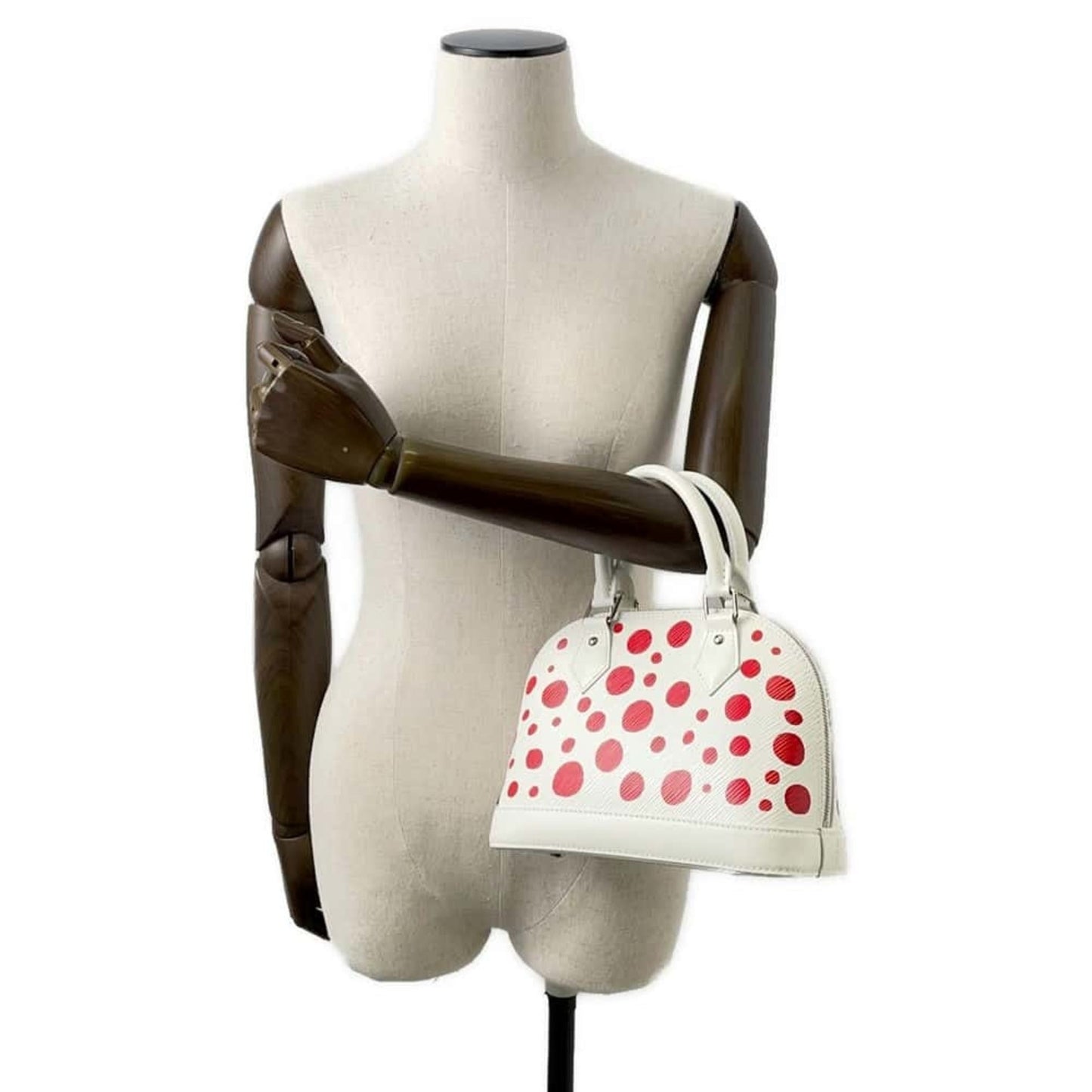 Louis Vuitton Blanc Rouge Epi Leather Handbag