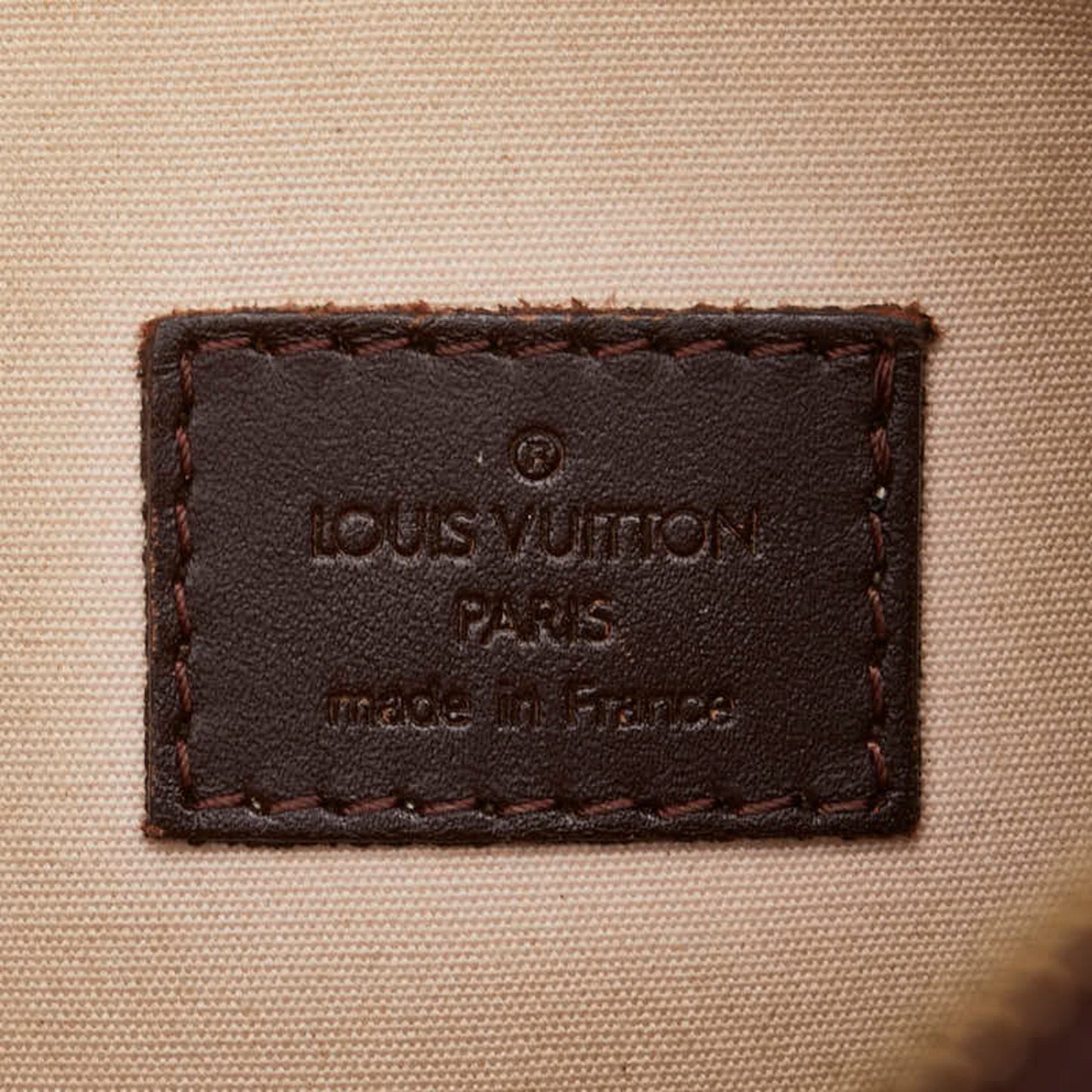 Louis Vuitton Cerise Color Canvas Leather Handbag