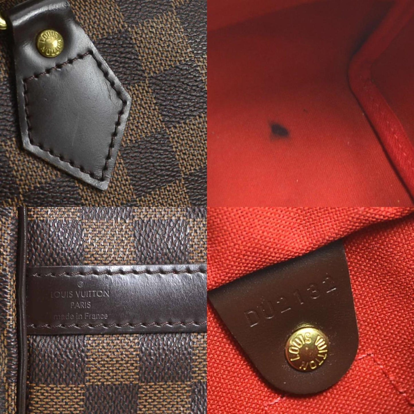 Louis Vuitton Damier Canvas Handbag Shoulder Bag