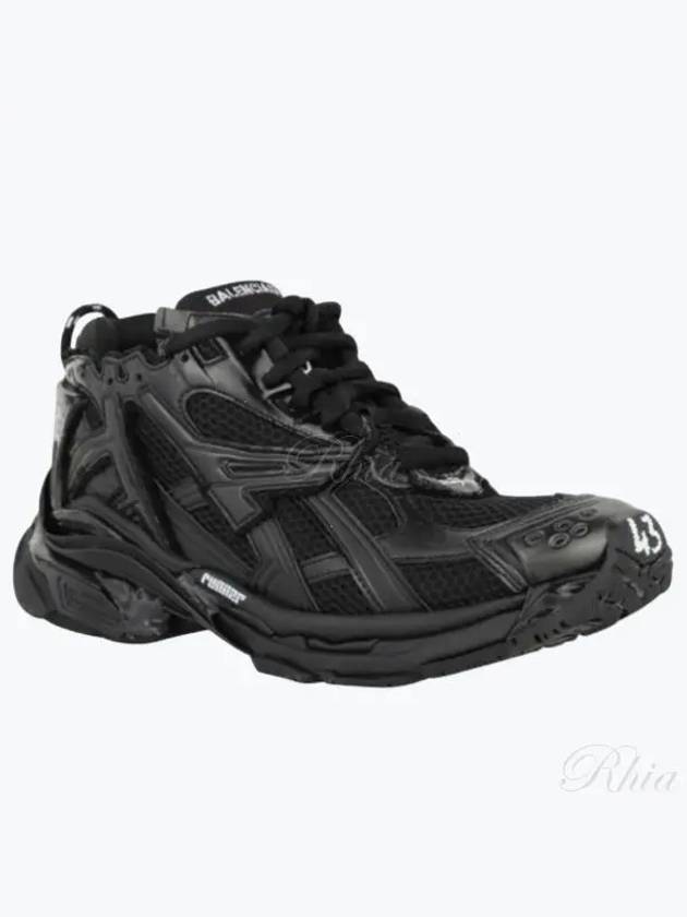 Luxury Balenciaga Trending 2026 Runner Low Top Sneakers Black