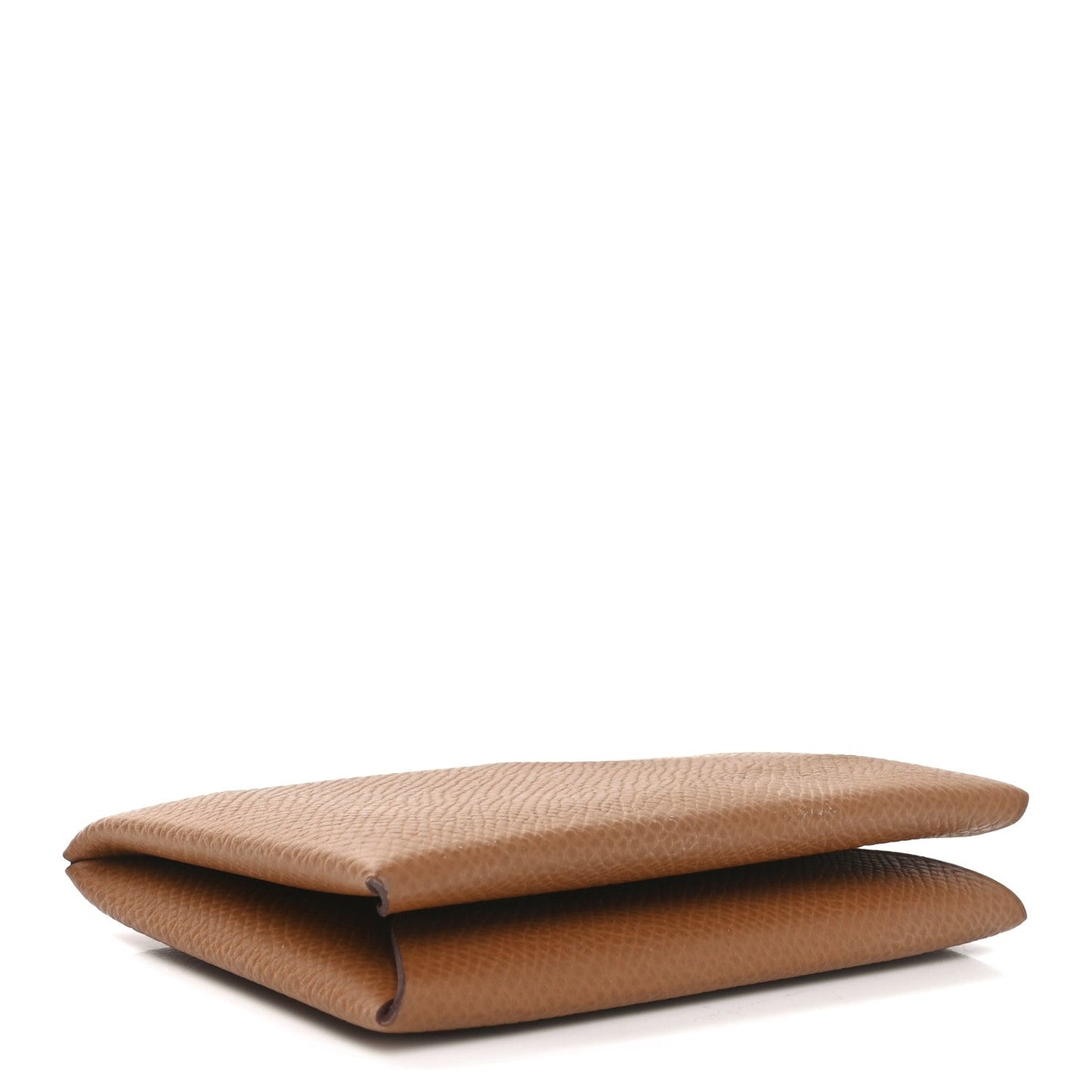Hermes Epsom Calvi Card Case Gold