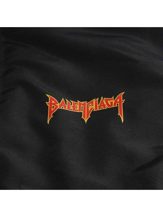 Luxury Balenciaga Trending 2026 Artwork Print Windbreak Black