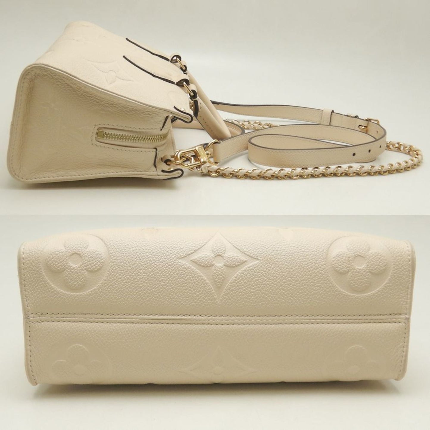 Louis Vuitton ivory Leather Handbag