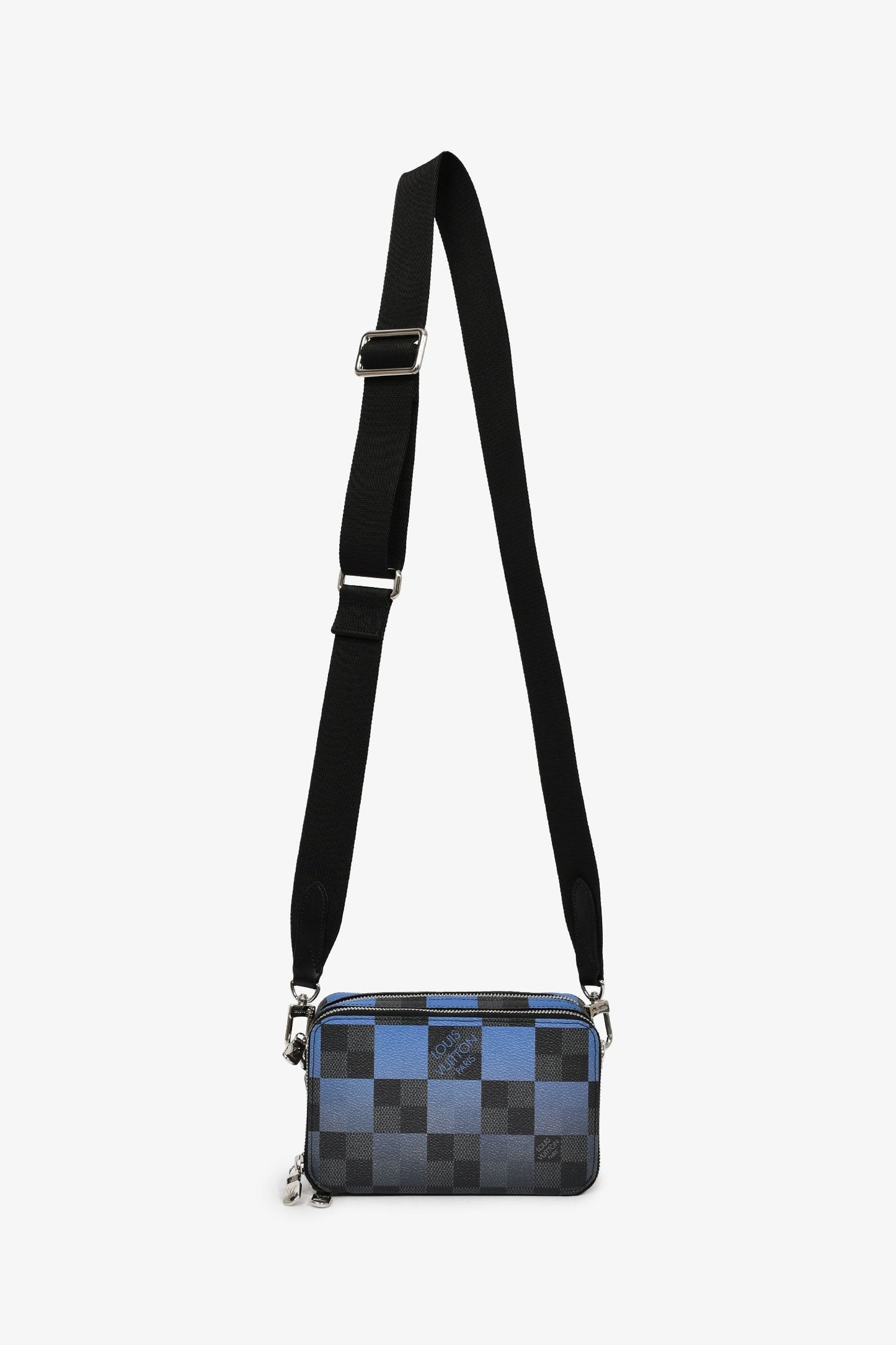 Louis Vuitton Blue Damier 'Alpha' Crossbody