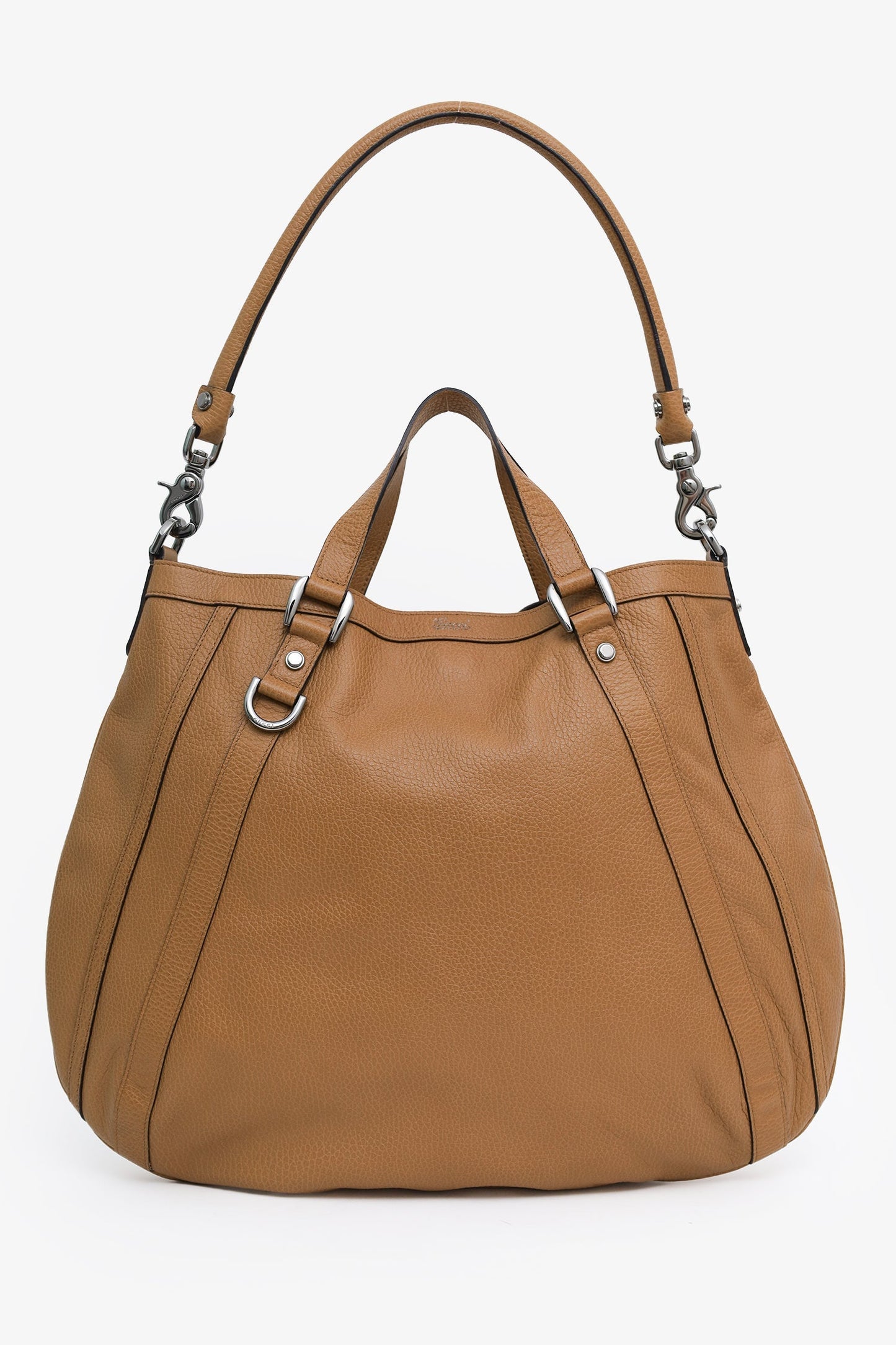 Gucci Brown Leather 'Abbey' Shoulder Bag