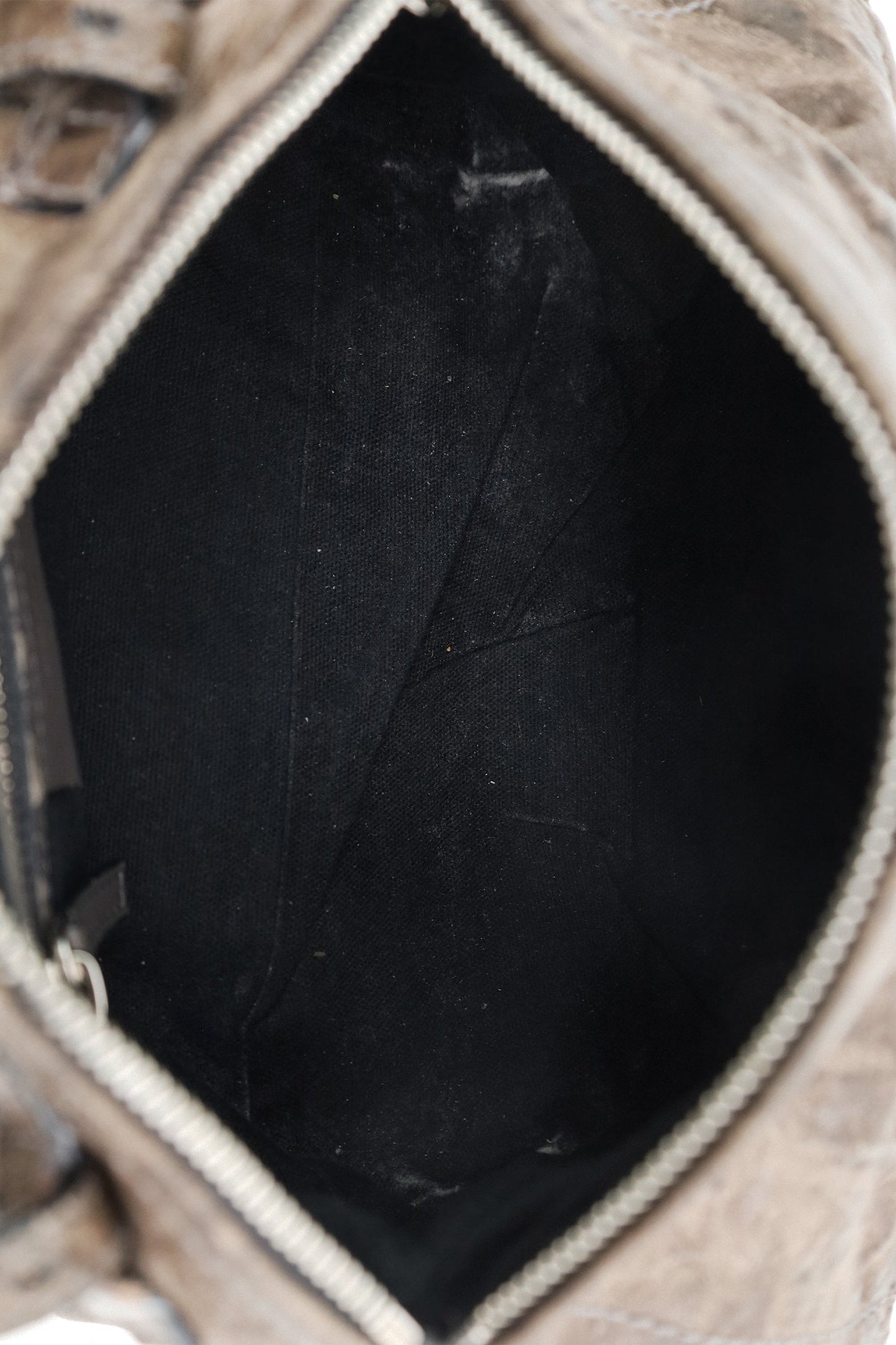 Givenchy Brown Crinkled Leather Mini Pandora Crossbody