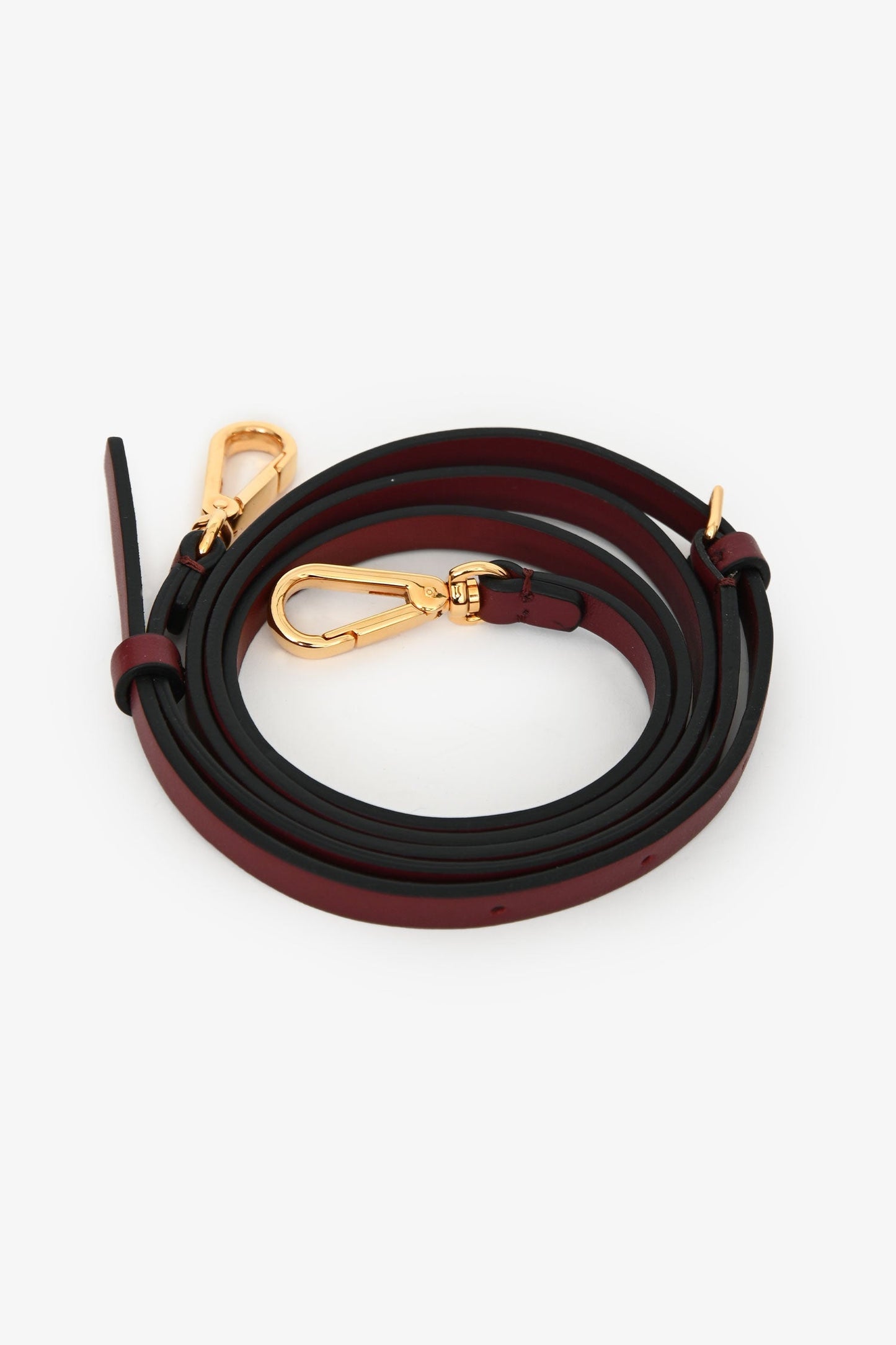 Marni Burgundy Leather Pannier Handle Bucket Bag