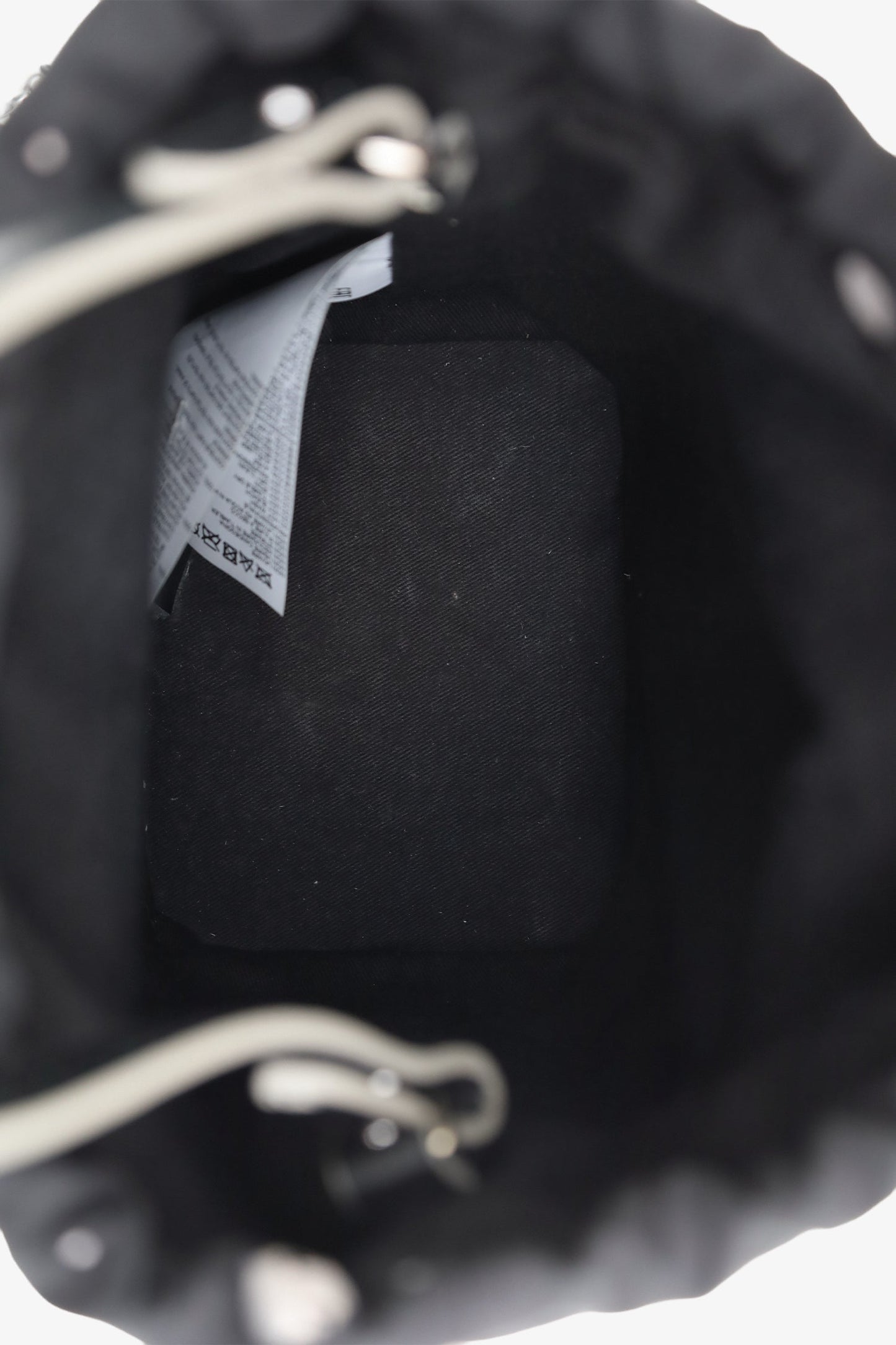 Maison Margiela Black Leather Paint Splatter Crossbody Bag