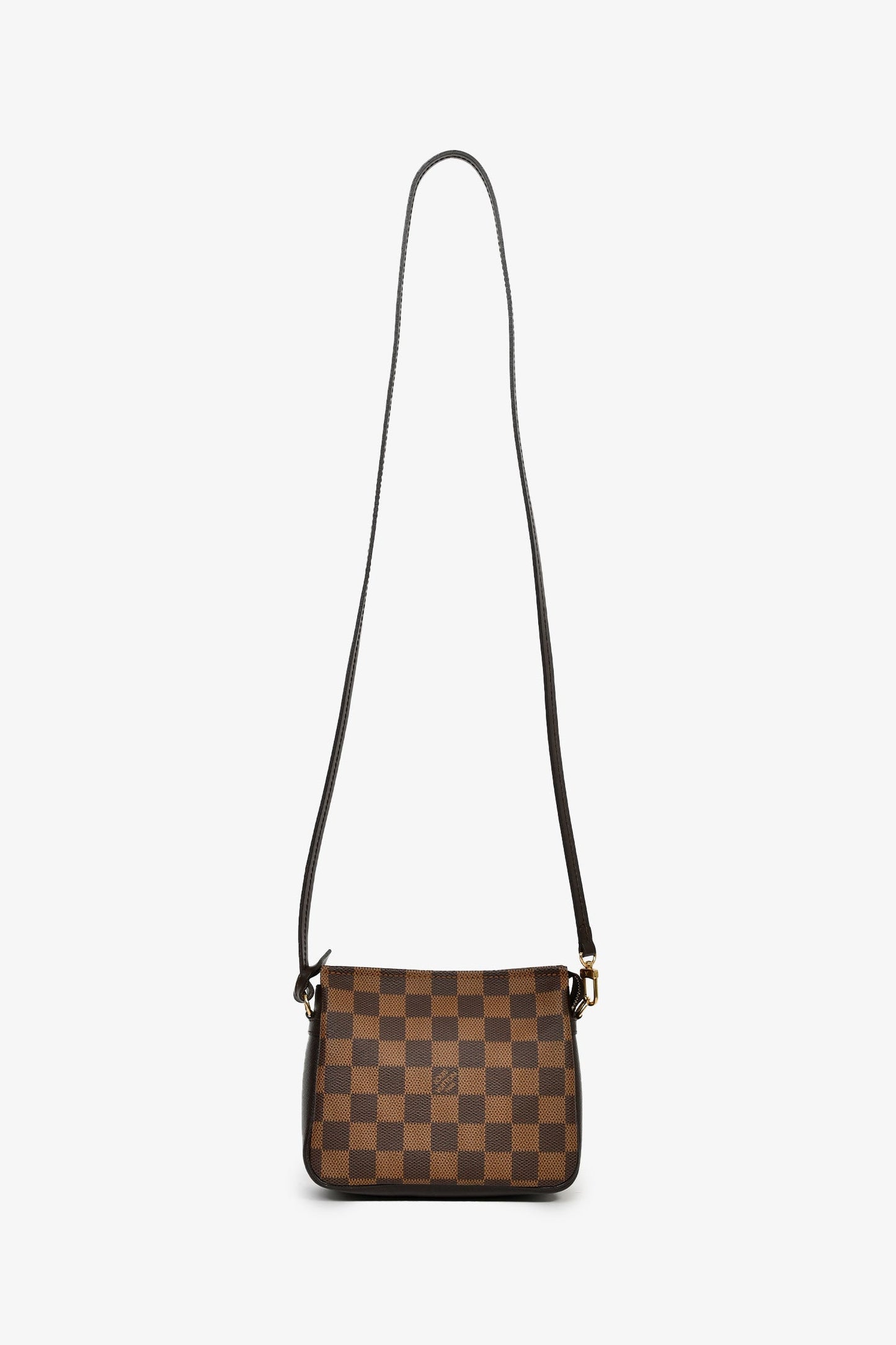 Louis Vuitton 1999 Damier Ebene Canvas Trousse Pochette Crossbody