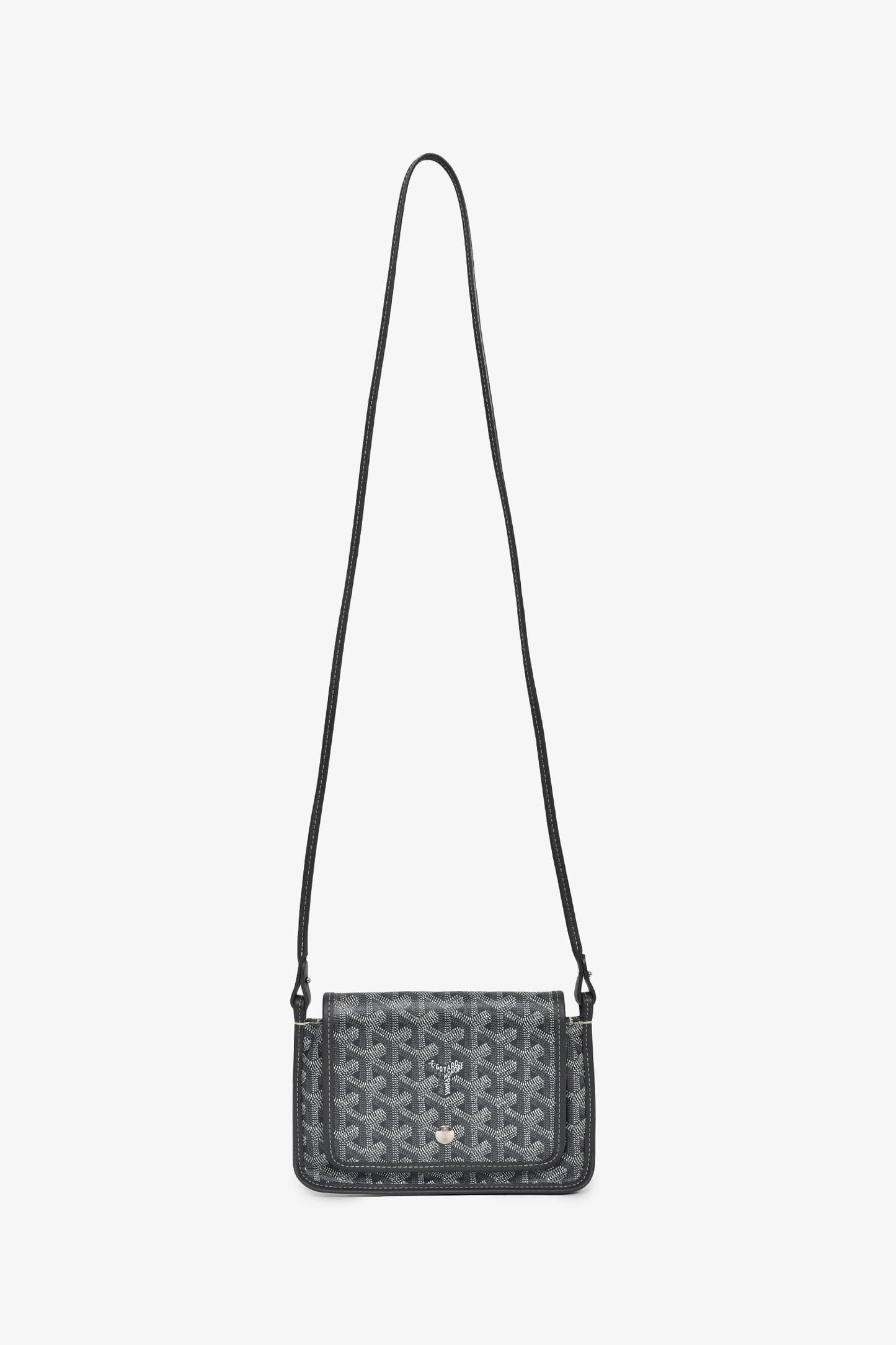 Goyard 2024 Grey Goyardine Plumet Crossbody Bag