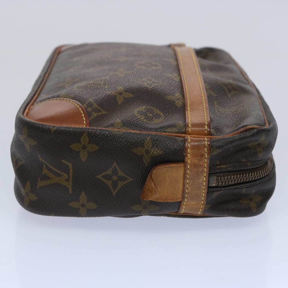 LOUIS VUITTON Monogram Compiegne 28 Clutch Bag M51845 LV Auth fm3004