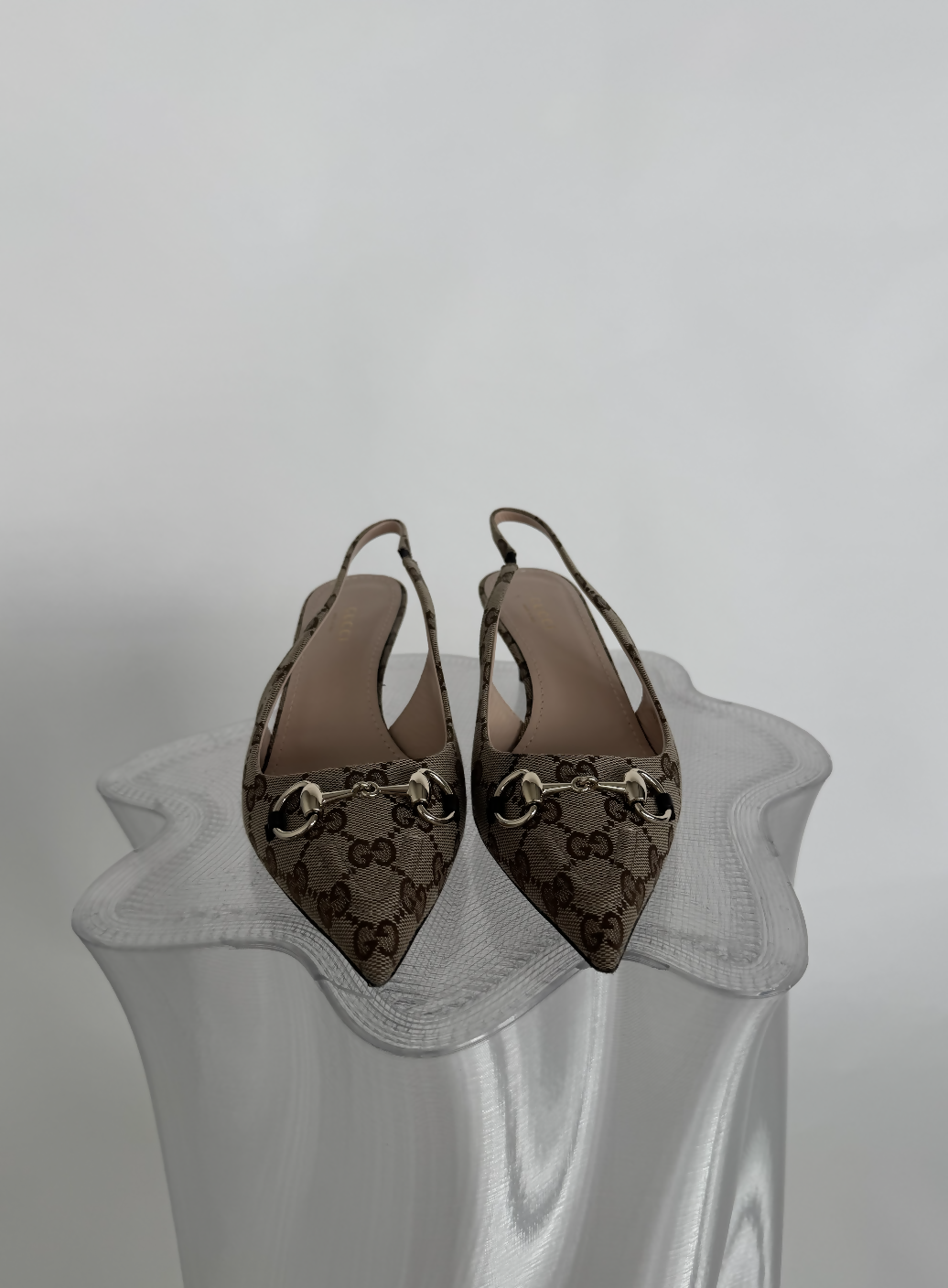 Gucci Sling-back Horsebit Heels  FULL SET
