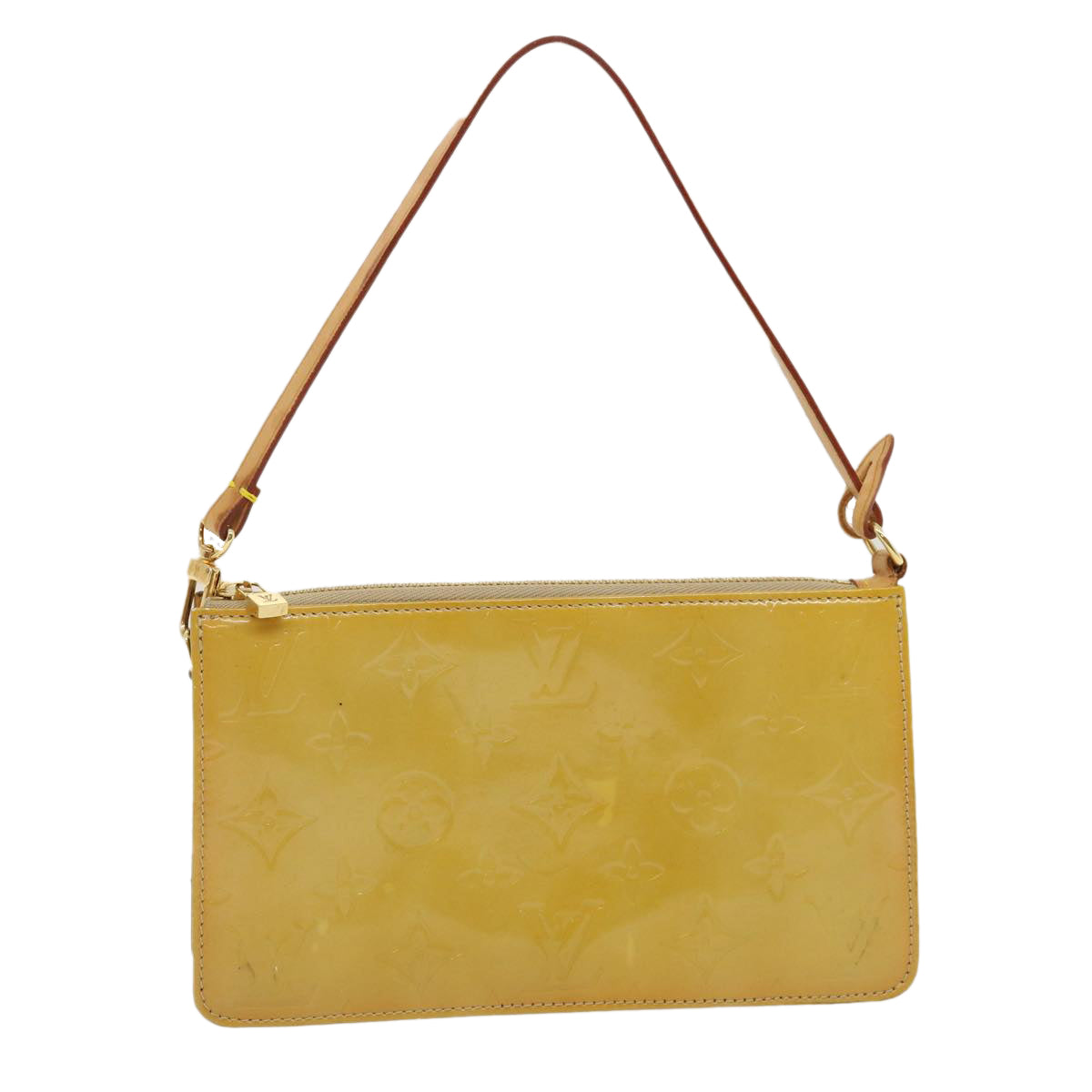LOUIS VUITTON Monogram Vernis Lexington Pouch Beige ? LV Auth am2359g Clutch
