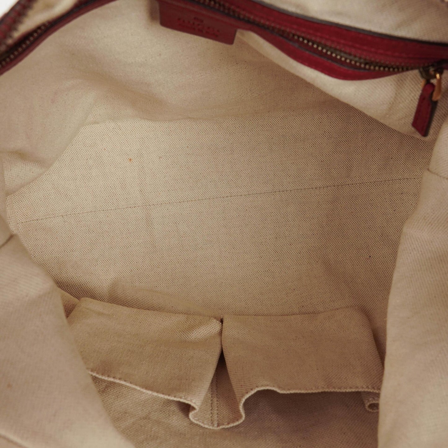 Gucci Beige/Red GG Canvas Miss GG Original Hobo Bag