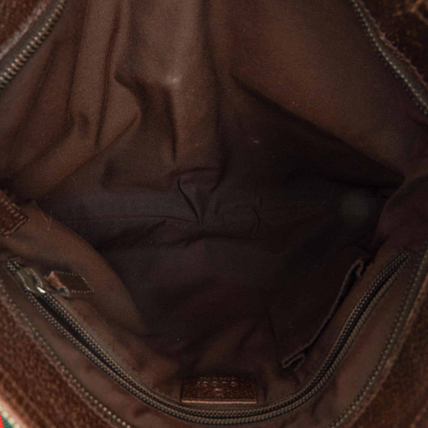 Gucci GG Canvas Double Pocket Web Messenger Bag