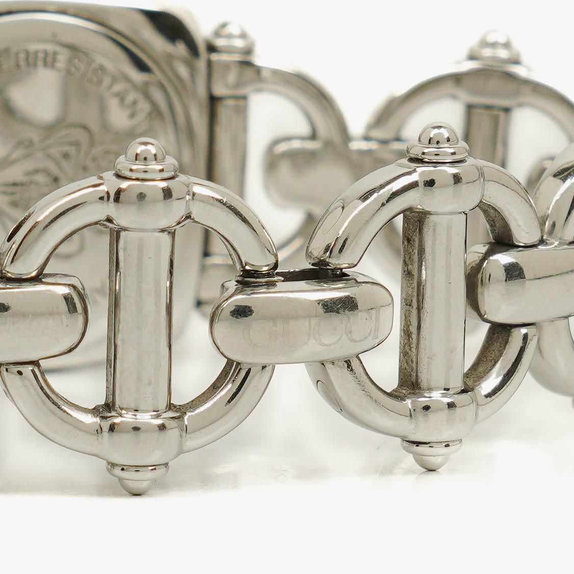Gucci Horsebit Stainless Steel 22mm 6400L Quartz Watch