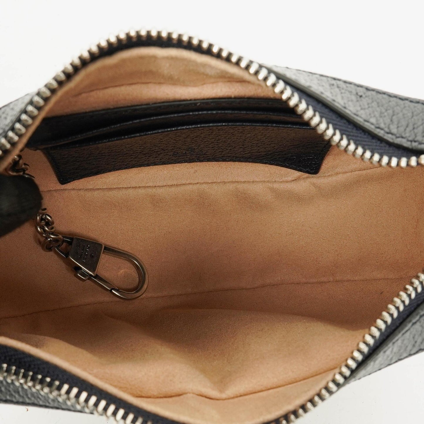 Gucci Ophidia GG Supreme Canvas And Navy Leather Mini Bag