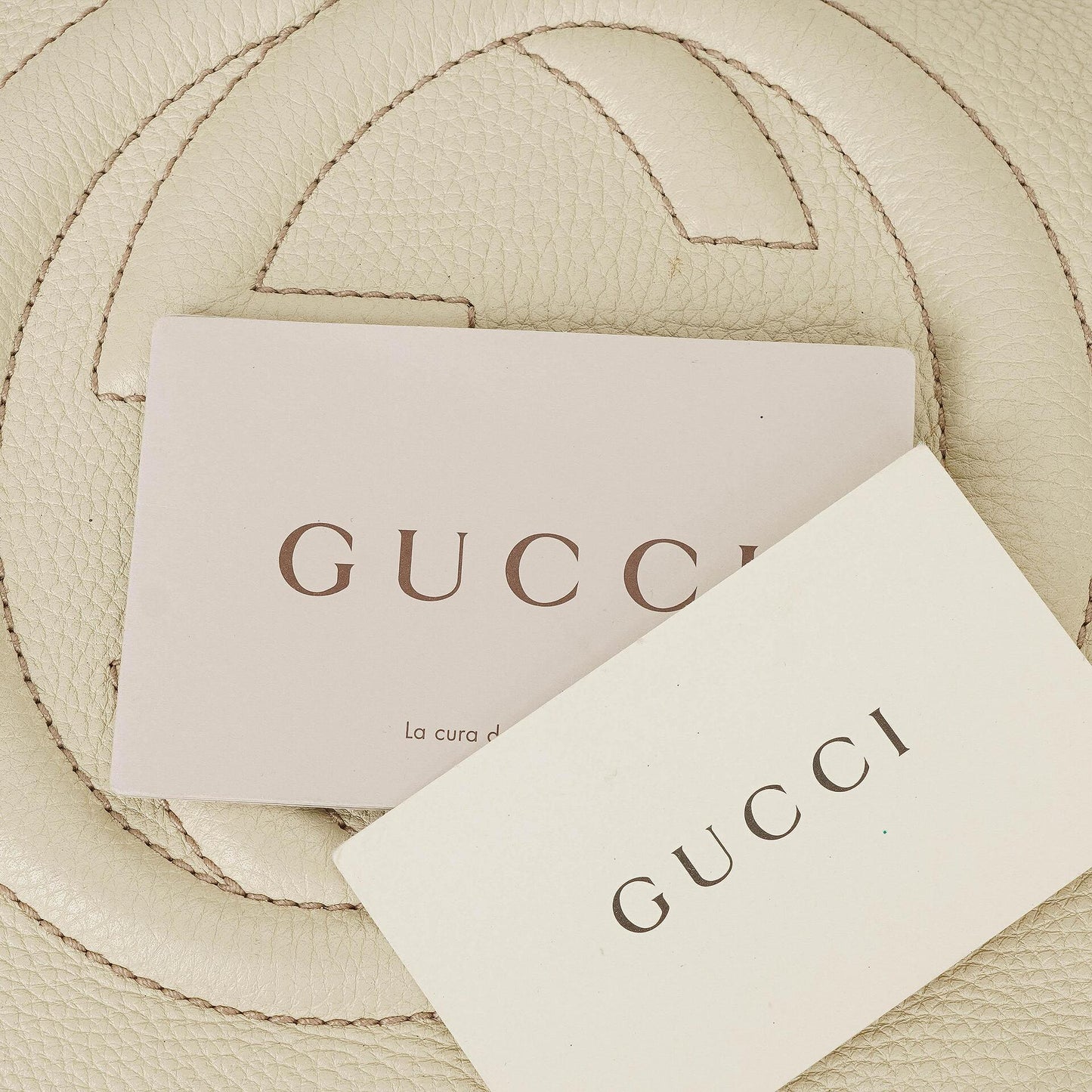 Gucci Soho Pebbled Calfskin Chain Tote Bag