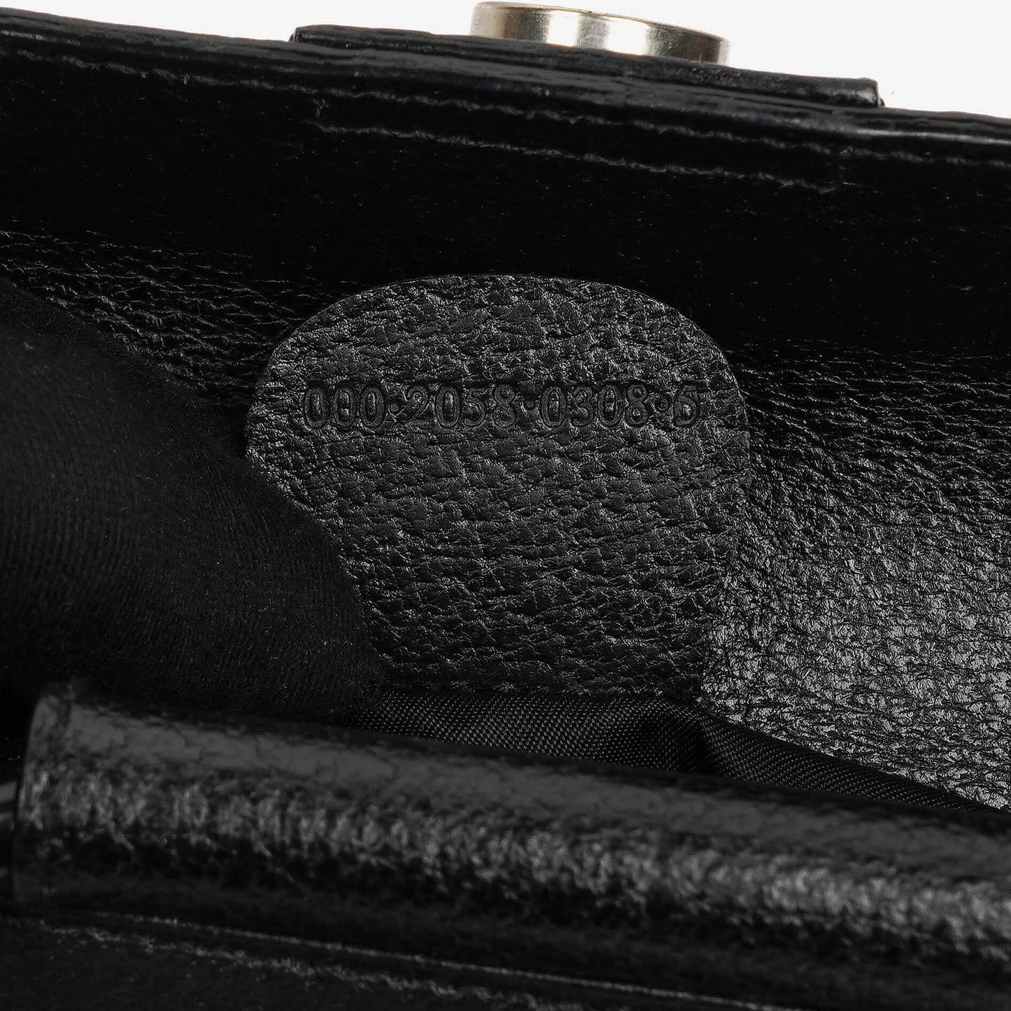 Gucci Vintage Two-Way Small Black Leather Crossbody Bag