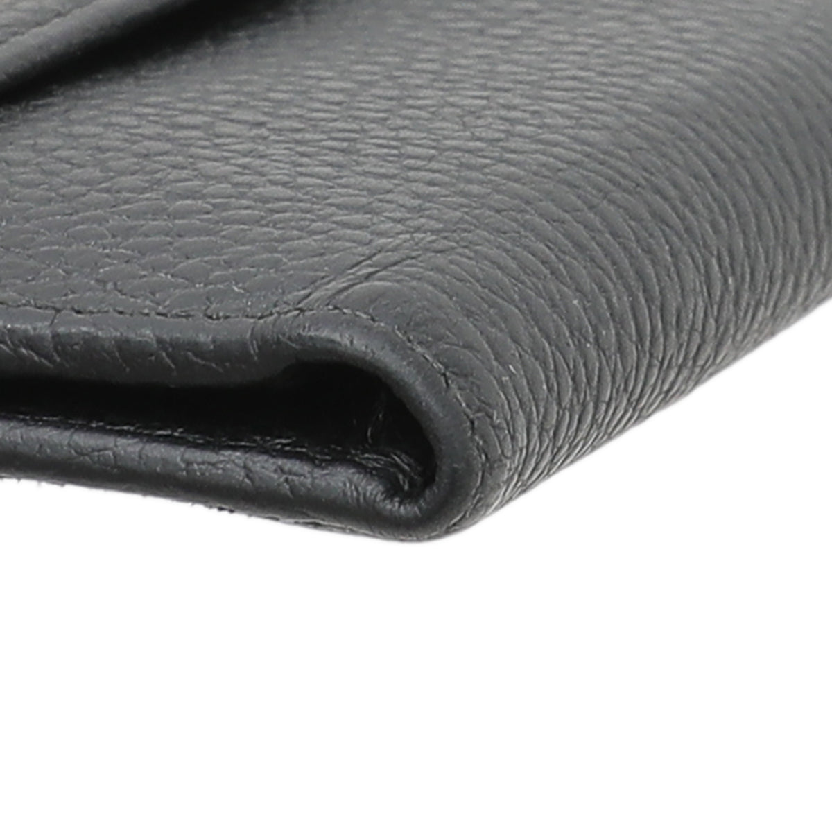 Gucci Black GG Fremch Flap Wallet